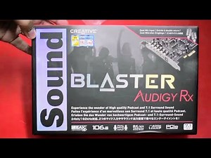 UNBOXING : Creative Sound Blaster Audigy PCIe RX 7.1 Sound Card