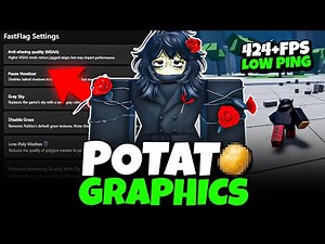 How to Get POTATO GRAPHICS in Roblox After the Patch! 🥔 (1000+ FPS Settings)