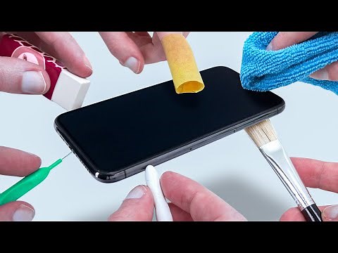 Je teste des astuces pour nettoyer son smartphone