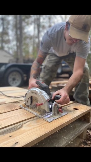 Building a Pallet Wall for Your New Addition