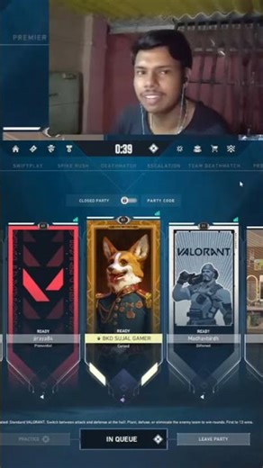 Face reveal pe Charcha #facecam #facereveal #valorant #funny