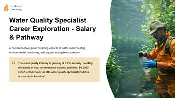 Water Quality Specialist Career Exploration Salary : Lesson Pack : Activity Pack