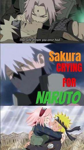 Sakura Crying Naruto Death 💔😭|Sakura x Naruto|#naruto #sakura #kakashi
