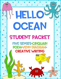 Hello Ocean by Pam Muñoz Ryan Student Packet Ocean Day No Prep!