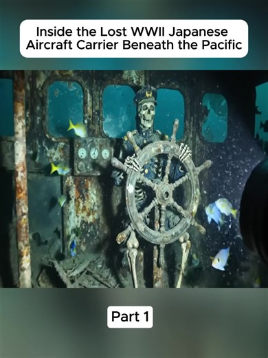 Inside the Lost WWII Japanese Aircraft Carrier Beneath the Pacific