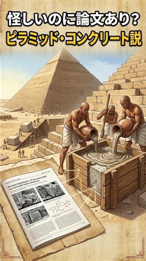 Suspicious, yet there are research papers on it? The Pyramid Concrete Theory #pyramids #ancientEg...