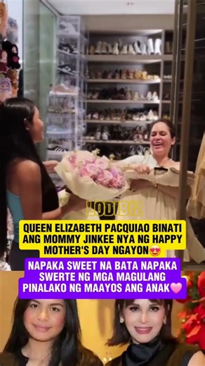 QUEEN ELIZABETH PACQUIAO MAY NAKAKAAWANG MESSAGE PARA KAY MOMMY JINKEE! 🥹 #shorts