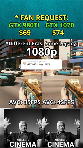 GTX 980 Ti vs GTX 1070: Iconic GPUs, Absolute Cinema (FAN REQUEST | EP.94)