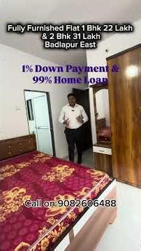 #fullyfurnishedflat 21 Lac & 2 Bhk 31 Lac #badlapur ​⁠​⁠#affordablehousing call On 9082606488