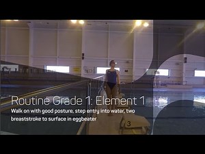 Routine Grade 1 Walk On | Synchronised Swimming Routines