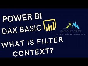 Power BI DAX: Understanding Filter Context | Beginner's Complete Guide 2025