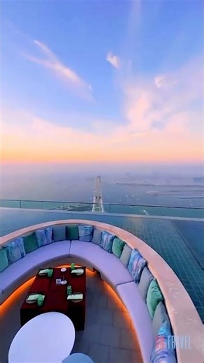 World’s Highest Infinity Pool 🌍💦 Dubai Luxury Views