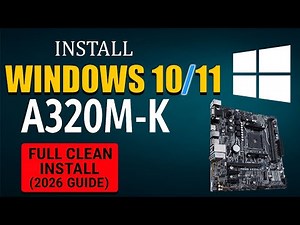 Install Windows 11/10 on ASUS Prime A320M-K | UEFI + Secure Boot (2026 Guide)