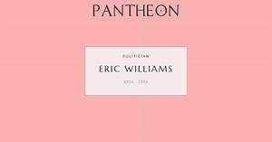 Eric Williams Biography | Pantheon