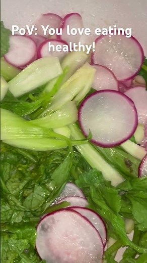 How to make red radish! #viral #healhtyfood #food #dinner #fresh #koreanfood #cooking #bokchoy
