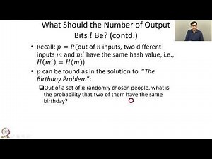 Week 3 : Lecture 17 : Message Integrity, Cryptographic Hash Functions and Digital Signatures: Part 2