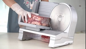 Meat Slicer for Home Use, Safest ETL Certified Electric Turkey Deli Food Cutter Machine with Removable Blade, 1-20mm Thickness Adjustable, Anti Slip, Easy Clean