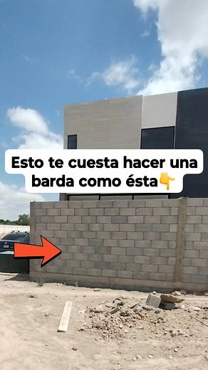 ✅Esto te cuesta hacer una barda de Block mano de obra #construction #arquitectura #Ingeniería #arquitecto #construcción | Ing. Daniel RG