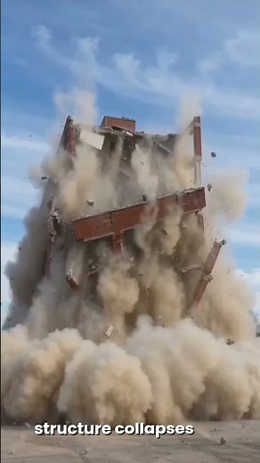 This Building Disappears in 3 Seconds! Controlled Explosion 💥