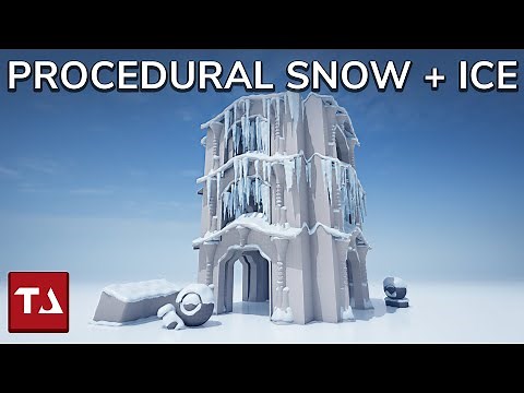 UE 5.1 Geometry Script: Snow and Icicles // Unreal Engine Tutorial