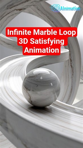 Infinite Marble Loop | Most Relaxing & Viral Visuals #creativeblender #creativeblender #3danimation