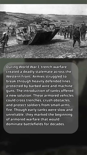 Tanks That Broke the Trenches – The “Iron Monsters” That Changed World War I Warfare