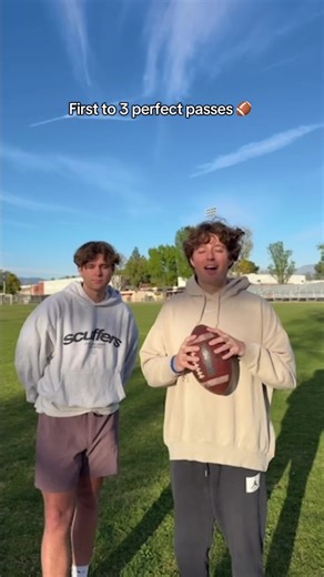 Precision Passing Challenge: Connor vs. Tucker Showdown