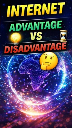 INTERNET Advantage vs Disadvantage! 🌍💡📱 | Mind-Blowing Fact #shorts