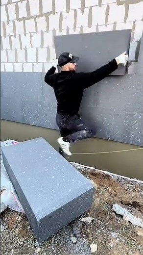 Covering the walls of a building using Hebel is more cost-effective and easier to install #building