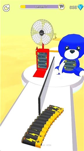 Battery Run 😔😇 GamePlay Level 7 || The Most Popular Video #battery #gameplay #viral #shorts