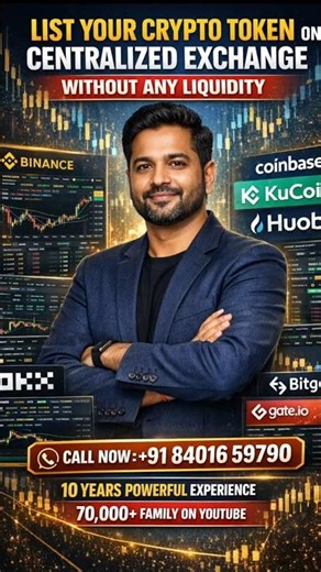How To List Crypto Token On Exchange Without Liquidity ? Crypto Token Listing Process Explained