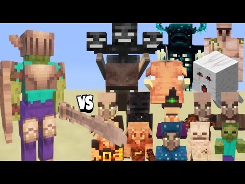 Minecraft Elite Zombie Warrior vs Mobs – Epic Battle