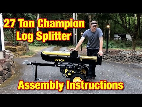27 Ton Champion Log Splitter Assembly