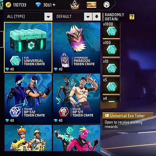 #universal create collection? #सार्वभौमिक निर्माण संग्रह? #freefire short #video