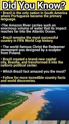 5 Incredible Facts About Brazil You Never Knew 🇧🇷
