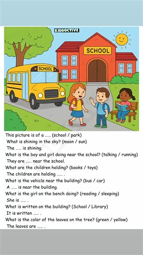 44K views · 273 reactions | Picture comprehension #comprehension #fyp #fblifestyle #English | Kiddoctive - Homeschooling | Facebook