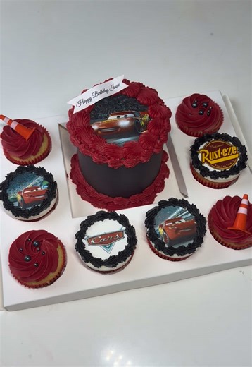 Cars Theme Bento Cupcake Box Ideas