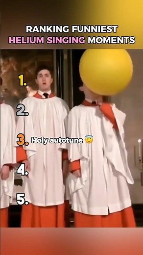 Ranking Funniest “Helium Singing” Moments 🎈😂