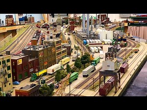 Beautiful Large Private Model Railroad layout in HO scale