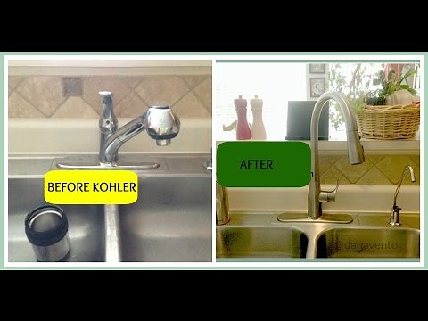 Simplice Faucet Install: The Kitchen Faucet with the Bold Look of KOHLER