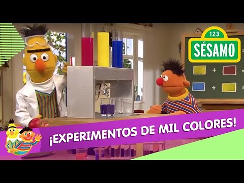 Plaza Sésamo: Beto y Enrique crean colores nuevos | Los Experimentos de Beto