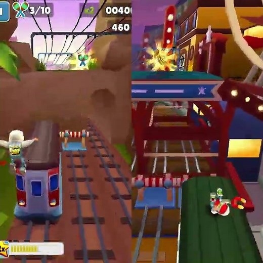 JUMPING FOR A TOKEN (HAVANA VS CHICAGO) SUBWAY SURFERS