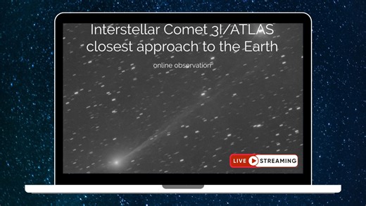 Watch interstellar comet 3I/ATLAS make its closest approach to Earth in free livestream on Dec. 19 after rain delay