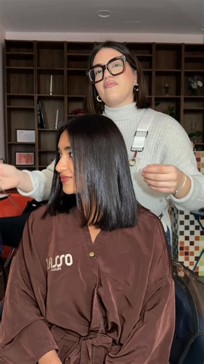 NYC Colorist on Instagram: "Thank you @glammedwithmel @glammedwithmelhair for bringing me back to life! Look at that shine using @redkenpro @redken acidic color gloss treatment and @wellahair color touch in 5/71"