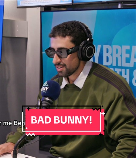 BAD BUNNY PULLED UP TO THE STUDIO… 👀🐰 Or did he? 😂 We got a FAKE Bad Bunny to prank Nath and it got chaotic. Find out what happens tomorrow from 8AM. Don’t miss it. 🎙️ #badbunny #prank