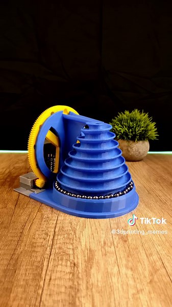 Incredible 3D Printed Motorized Marble Run!