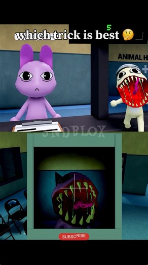 which trick is best 🤔 | Animal hospital roblox || #animalhospital #roblox #shorts