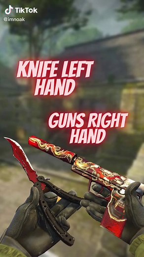 CS:GO Left Hand Knife and Right Hand Guns Showcase