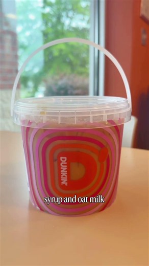 Let’s get a bucket of coffee at Dunkin’ Donuts! ☕️ 🪣