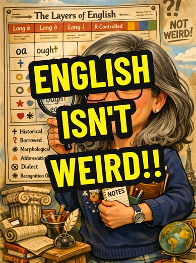 Science of Reading · Phonics · Orthographic Mapping · Teacher Created Resources This video shows how I organize English for instruction: aligning high-frequency words to phonics skills and rebuilding a sound–spelling reference chart grounded in phoneme-grapheme mapping, historical spelling, and instructional relevance. This approach avoids rote memorization and supports orthographic mapping, pattern recognition, and long-term word storage. English has structure—when we teach the layers. English 